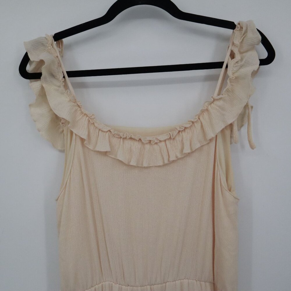 L Love Maxi Dress‎ Womens M Peach Fairycore Cottagecore Boho Romantic Ethereal - Picture 12 of 16